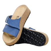 Women's Birkenstock Almina Platform Sandal Elemental Blue 1026931