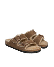 Suede Arizona Shearling Sandals