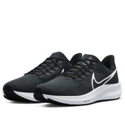 Men's Nike Air Zoom Pegasus 39 DH4071-001 Black White Athletic Running Shoes