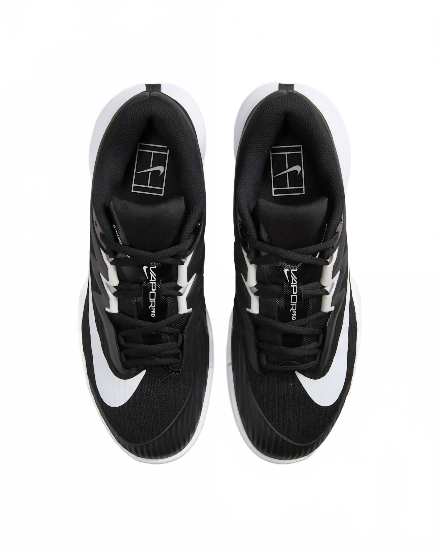 Women's Zoom Vapor Pro 3 Hard Court Tennis Shoes In Black/white