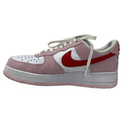 Nike Air Force 1 Low "Valentine's Day Love Letter" Sneakers in Pink Suede