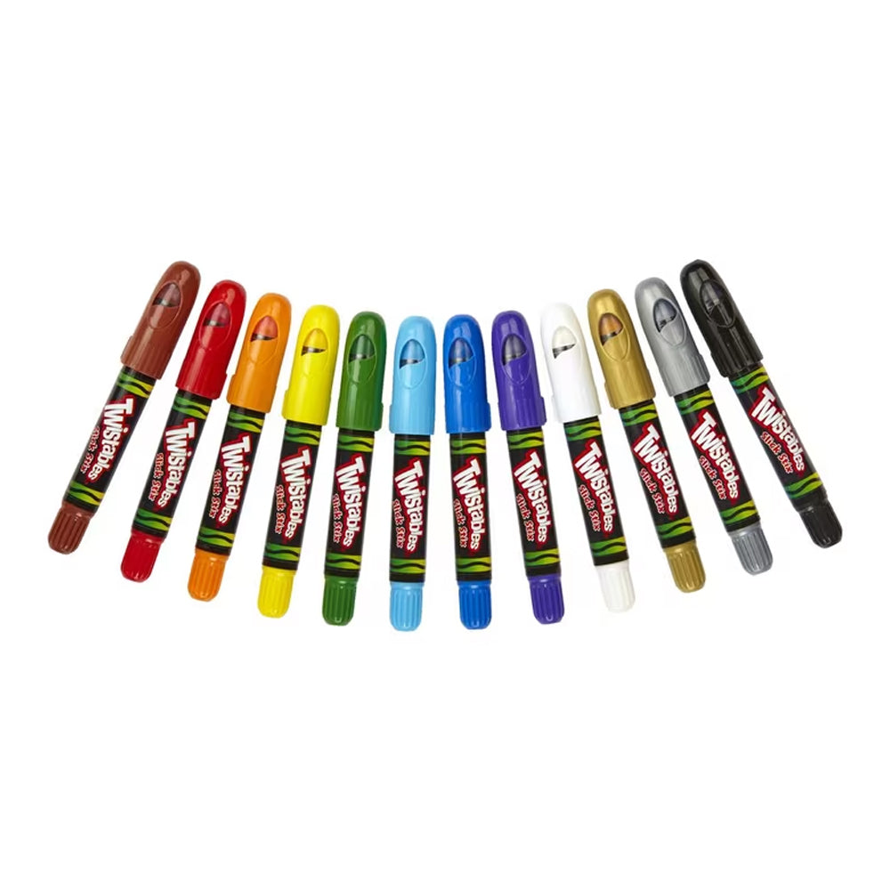 12pc Crayola Kids/Childrens Creative Slick Stix Crayons 36m+