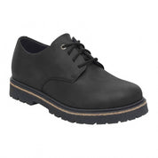 Men's Highwood Lace Low Leather Shoes In Black