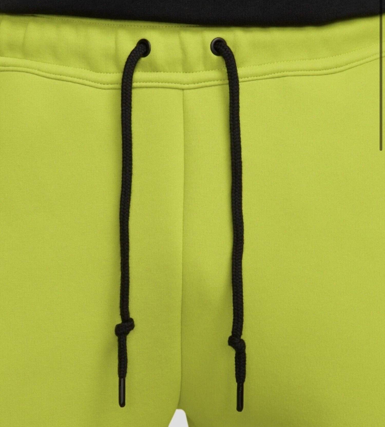 Men's Sportswear Tech Fleece Joggers In Bright Cactus/black