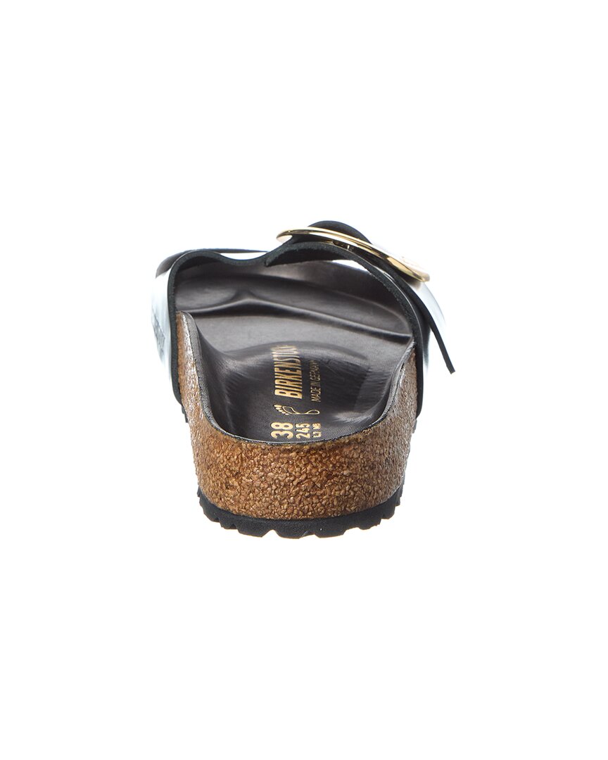 Birkenstock Madrid Big Buckle High-Shine Leather Sandal