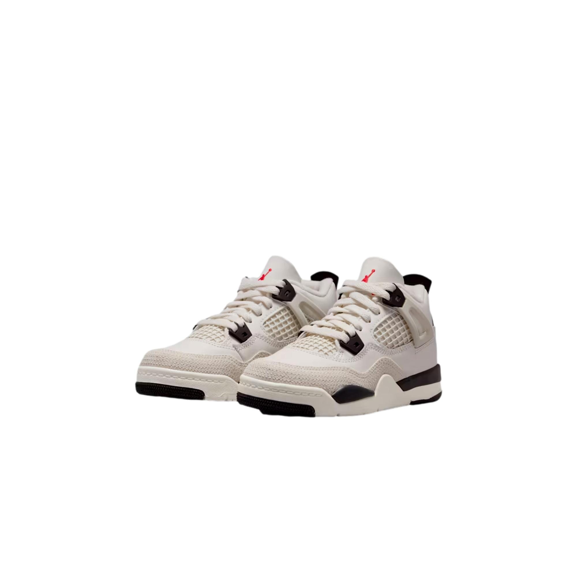 Nike Jordan 4 Retro OG FC Sail / Black - University Red  IM4028-100 Pre-School