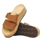 Women's Almina Sandal In Pecan Nubuck