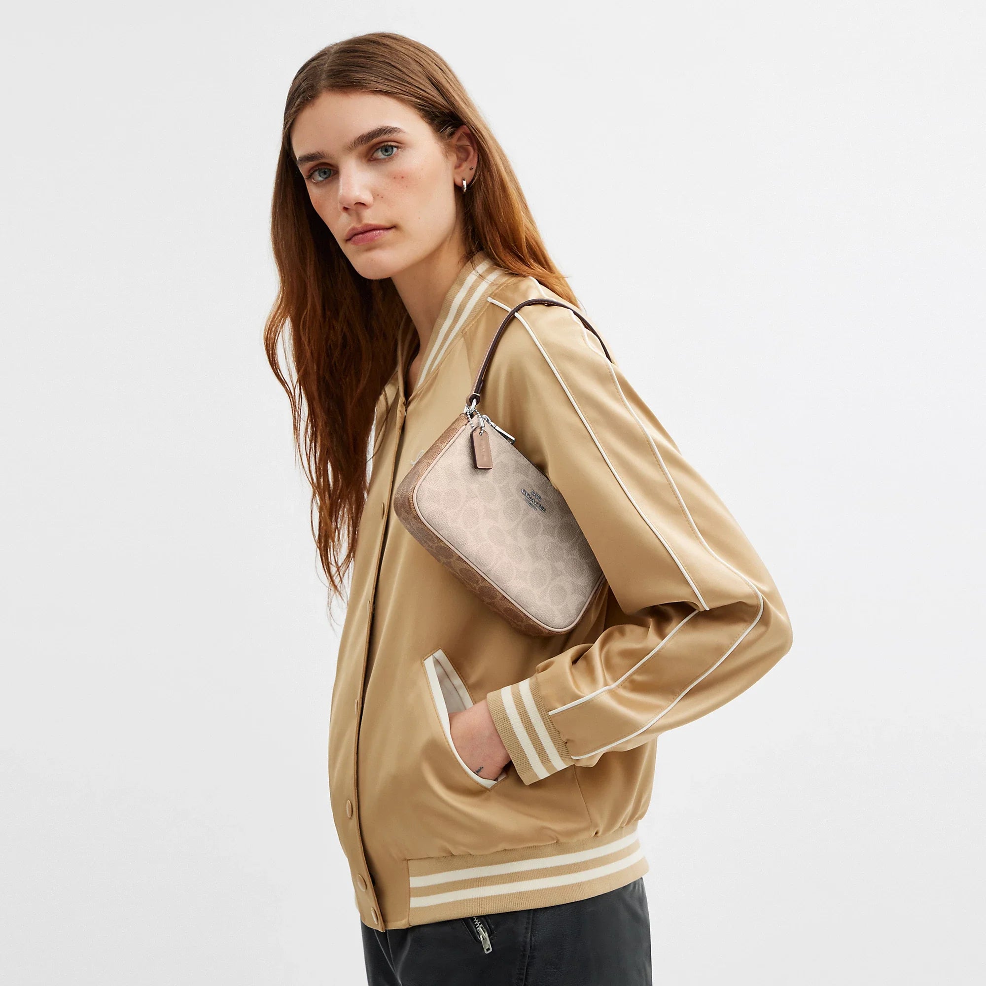 Coach Outlet Nolita 19 In Blocked Signature Canvas