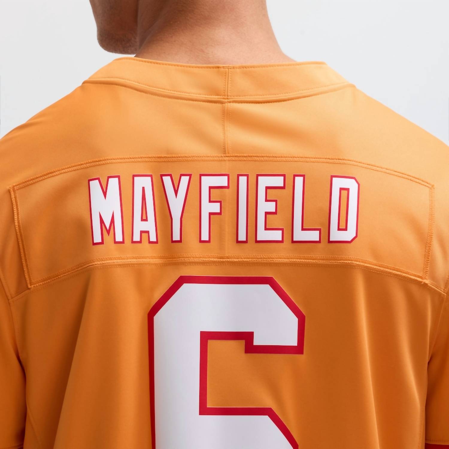Baker Mayfield Jersey Tee In Orange