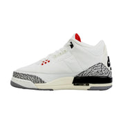 Grade-School Nike Air Jordan 3 Retro Summit White / Fire Red - Black DM0967-100