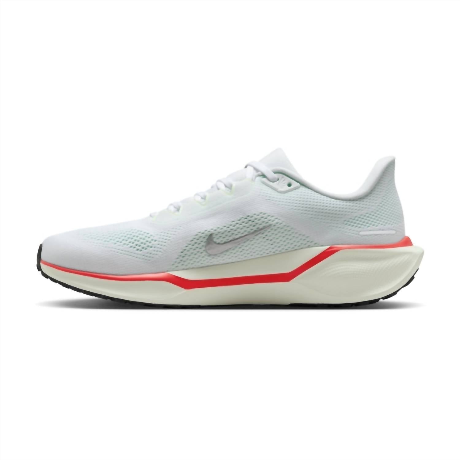 Men's Pegasus 41 Running Shoes In White Metallic Silver