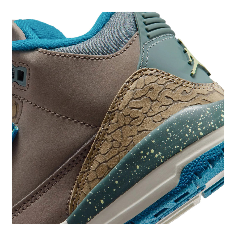 Air Jordan 3 Retro - Olive Grey - Little Kids' Sneakers