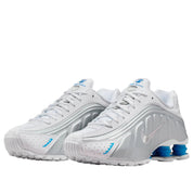 Men's Nike Shox R4 White / Metallic Silver AR3565-105