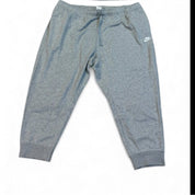 Elastic Waistband And Cuffs Sweatpants In Gray