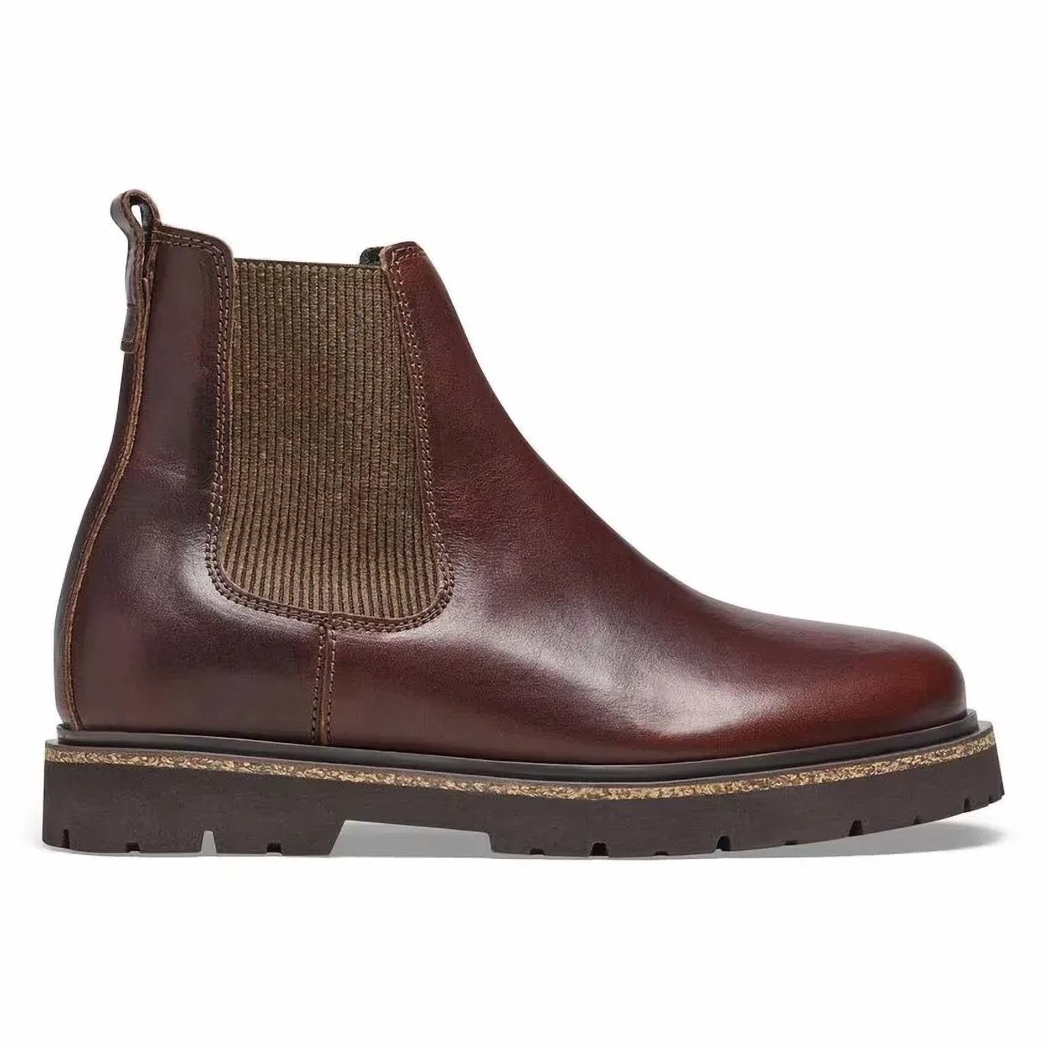 Women's Highwood Chelsea Boot In Chocolate Leather