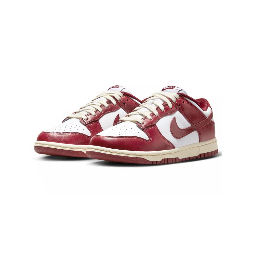 Nike Dunk Low PRM White/Steam Red-Coconut Milk  FJ4555-100 Women's