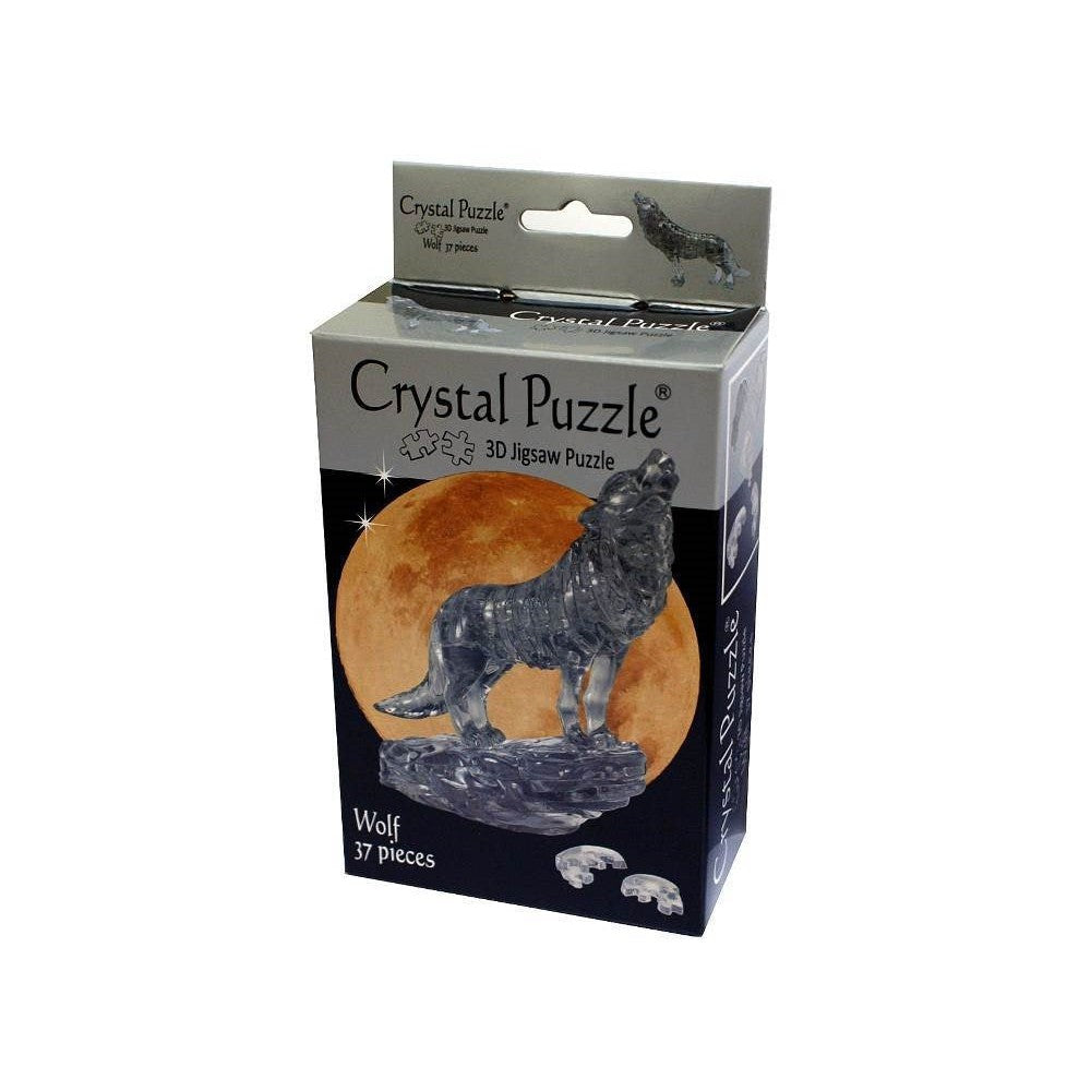 3D Crystal Puzzle: Black Wolf