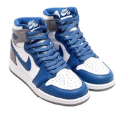 Grade-School Nike Air Jordan 1 Retro High OG True Blue / White - Cement Grey FD1437-410
