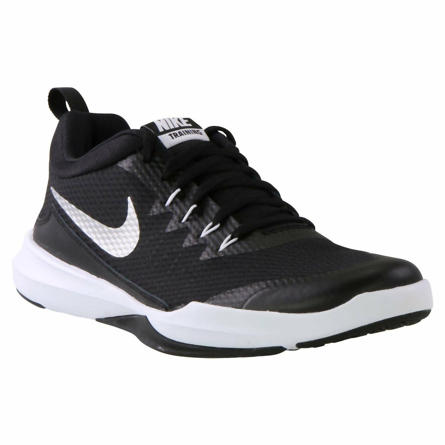 Men's Training Running Shoes In Black/metalic Silver