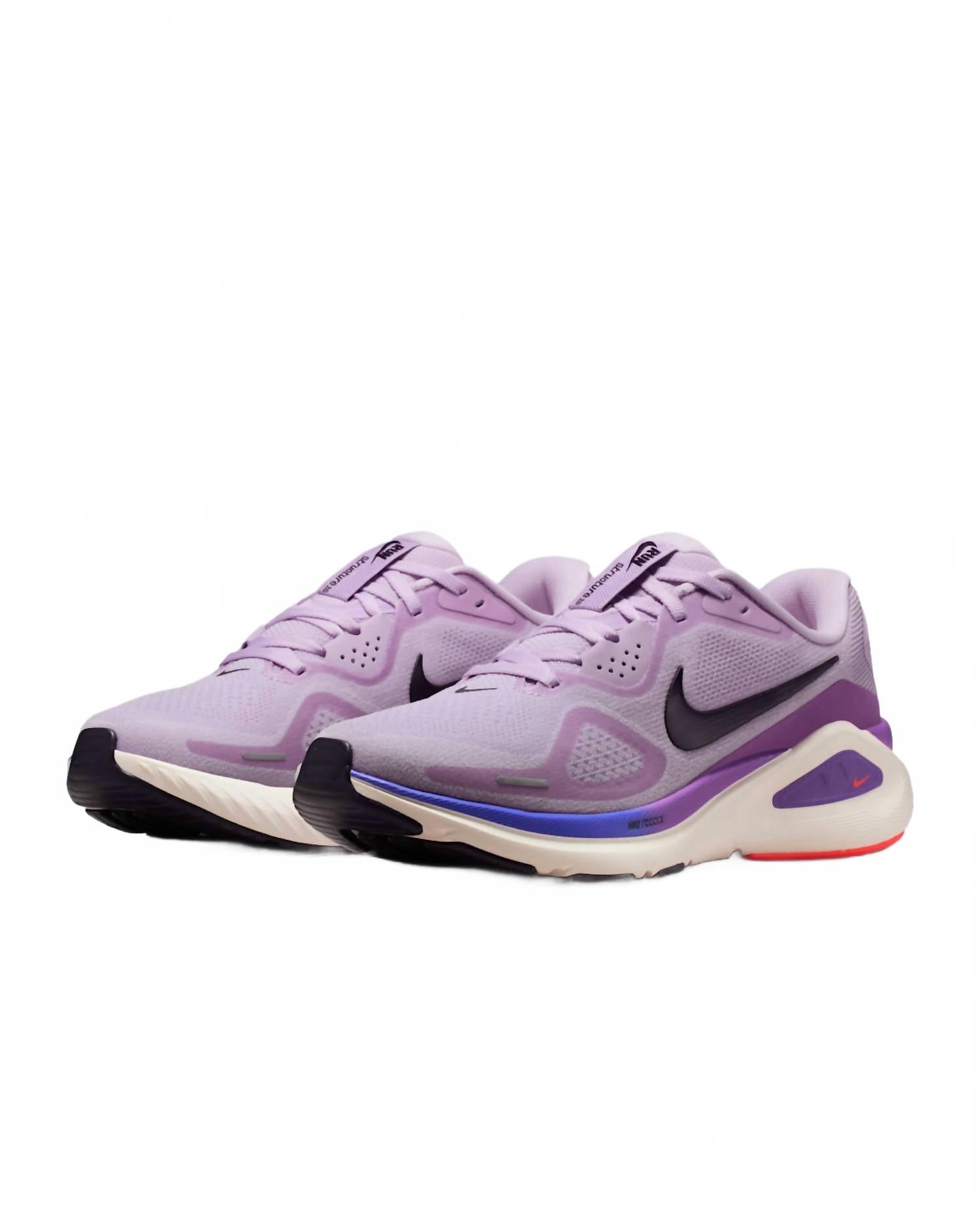 Women's Structure 26 Road Running Shoes In Violet Mist Bright Violet Sapphire Cave Purple