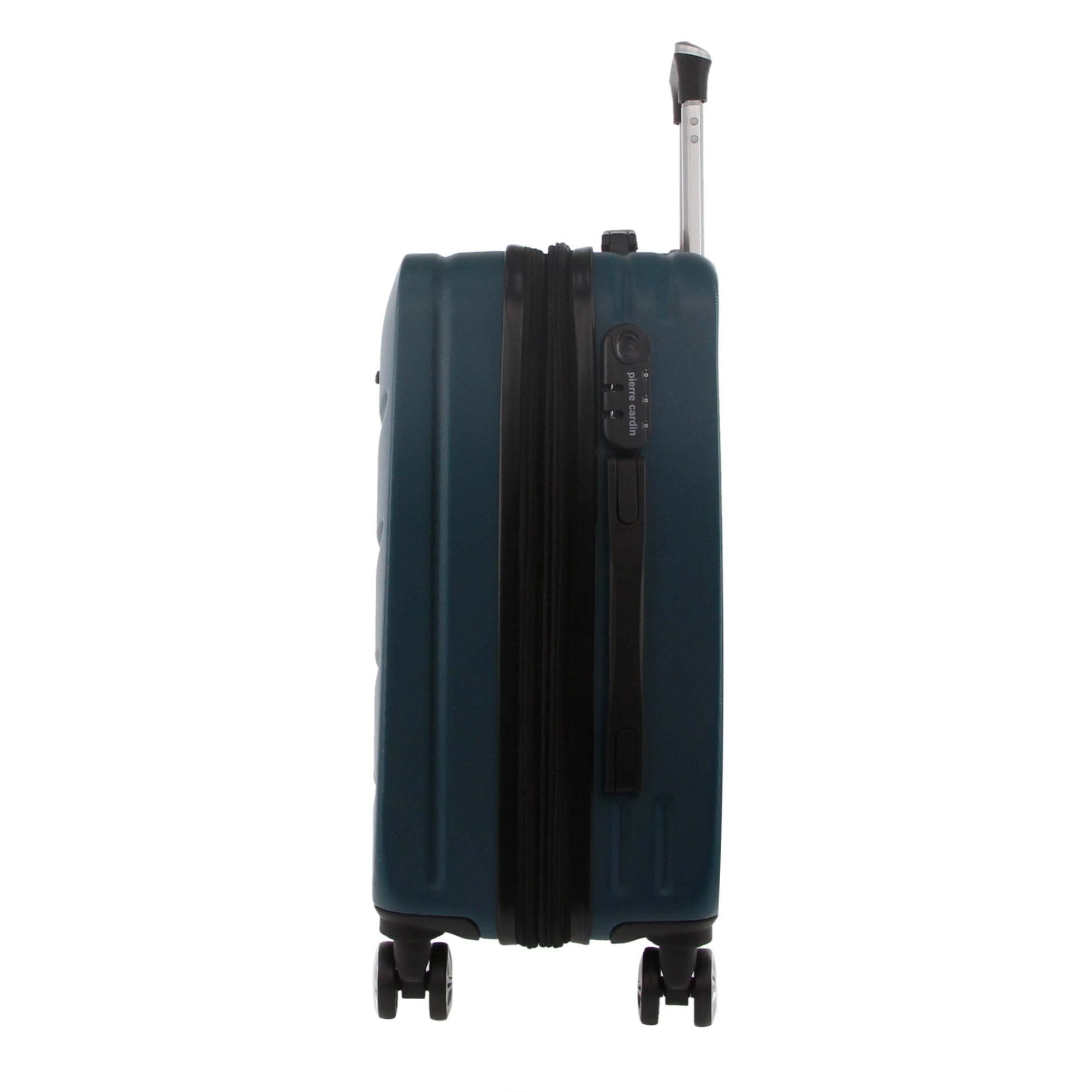 3pc Pierre Cardin Hard-Shell Suitcase Cabin Travel Luggage Set Teal
