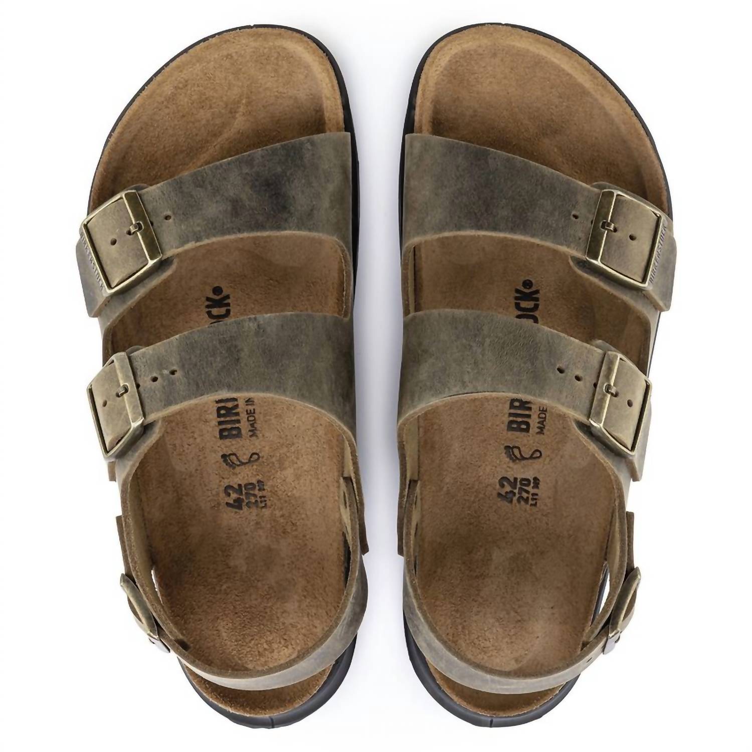 Men's Milano Rugged Sandals In Faded Khaki