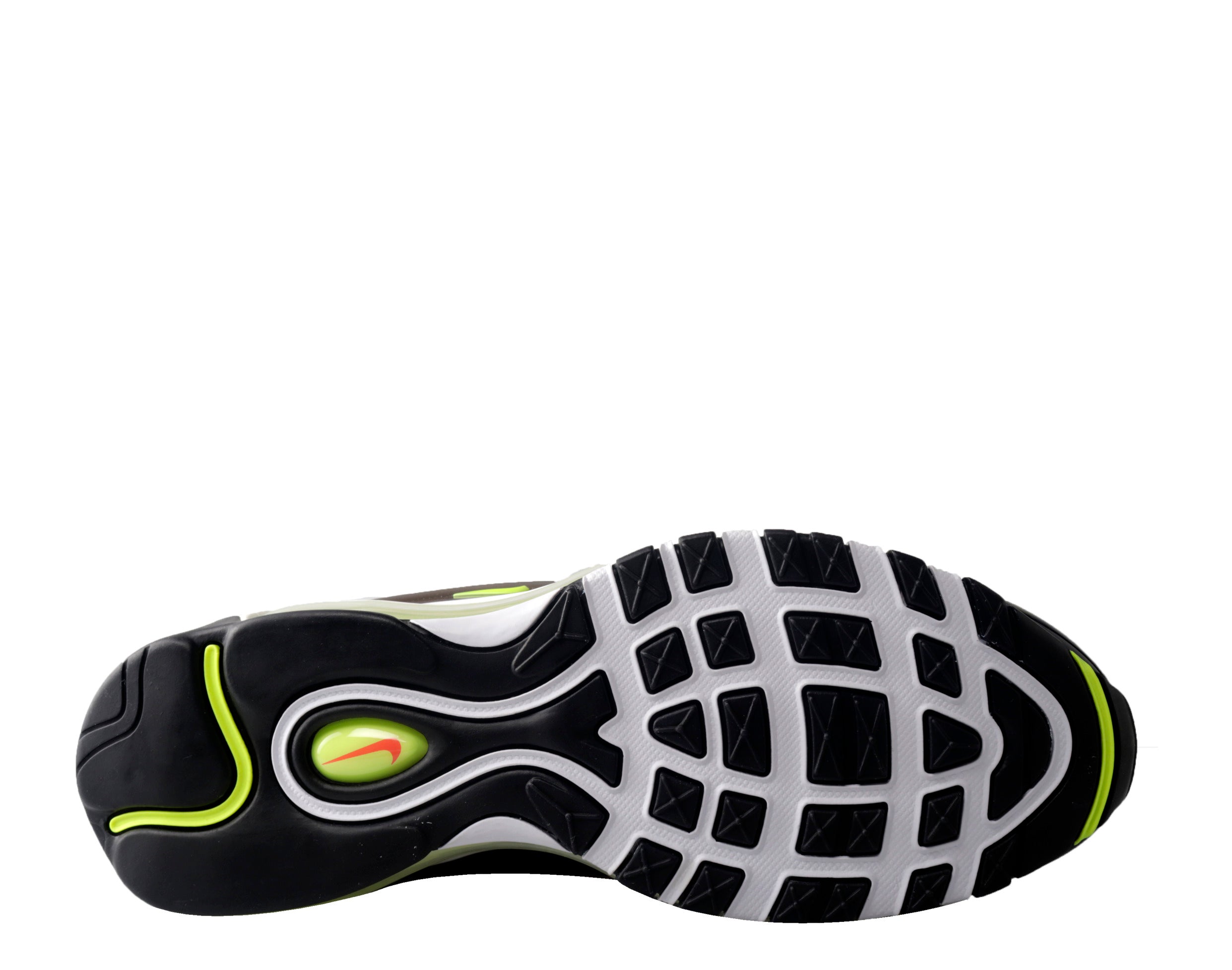 Men's Nike Air Max Deluxe Black/Volt-Red-White Running Shoes AJ7831-003