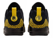 Men's Jordan Spizike Low Sneaker In Black/black-Speed Yellow