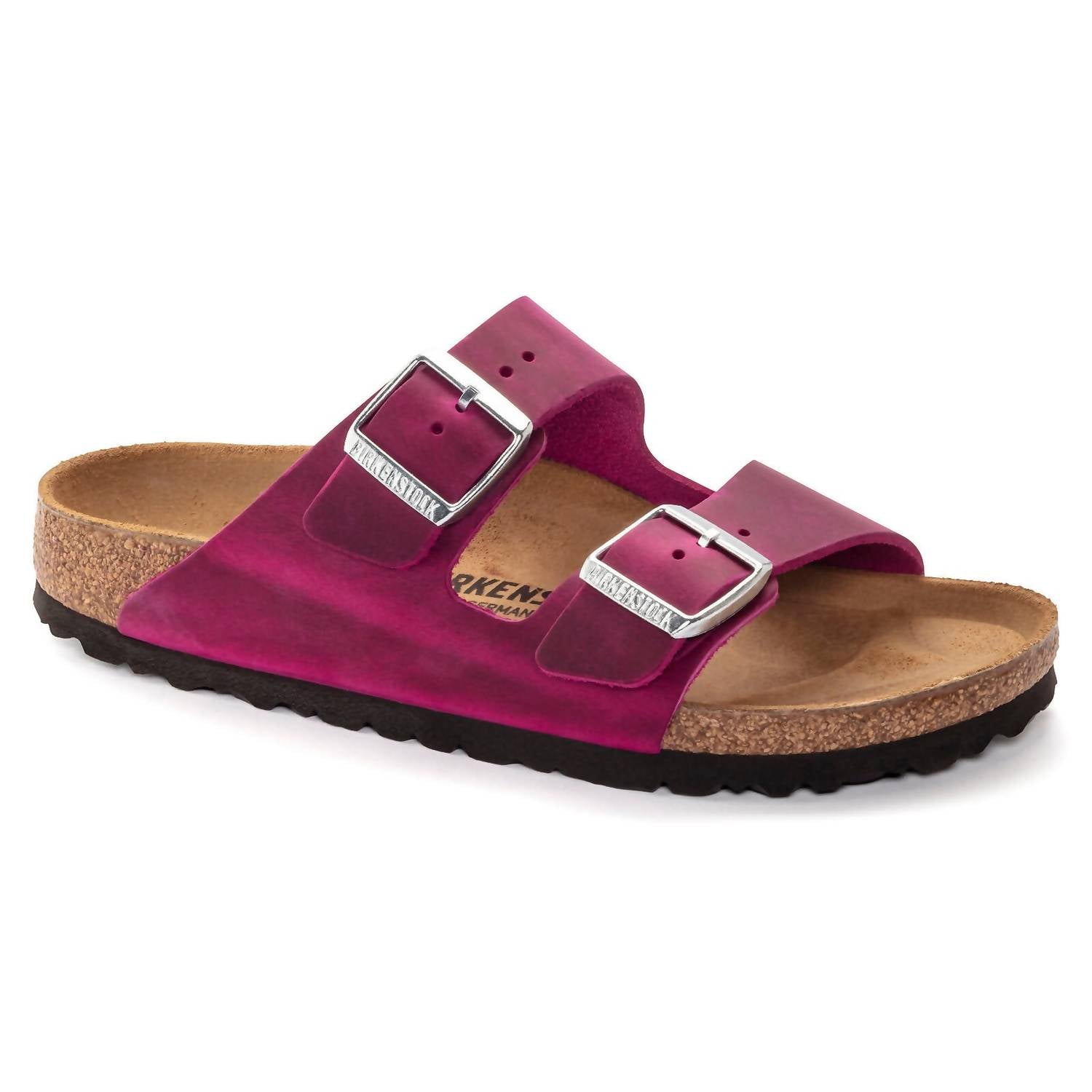 Women's Arizona Oiled Leather Sandals In Festival Fuchsia
