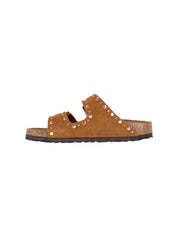 "Arizona Rivet" Sandals – Brown