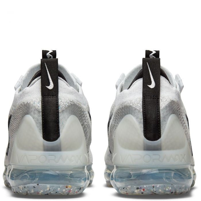 Men's Nike Air VaporMax 2021 FK DH4084-100 White Metallic Silver Running Shoes