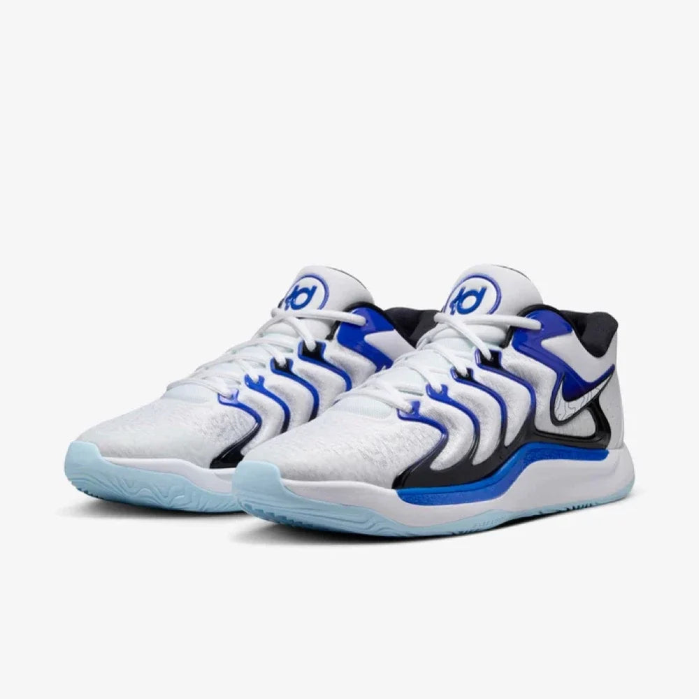Men's Nike KD17 Penny Sneaker White Black Game Royal Basketball Shoes ZOGG1891