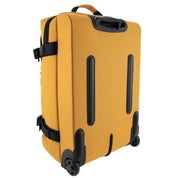 3pc GAP Soft-Shell Suitcase Lockable Travel Trolley Luggage Set 73cm Yellow