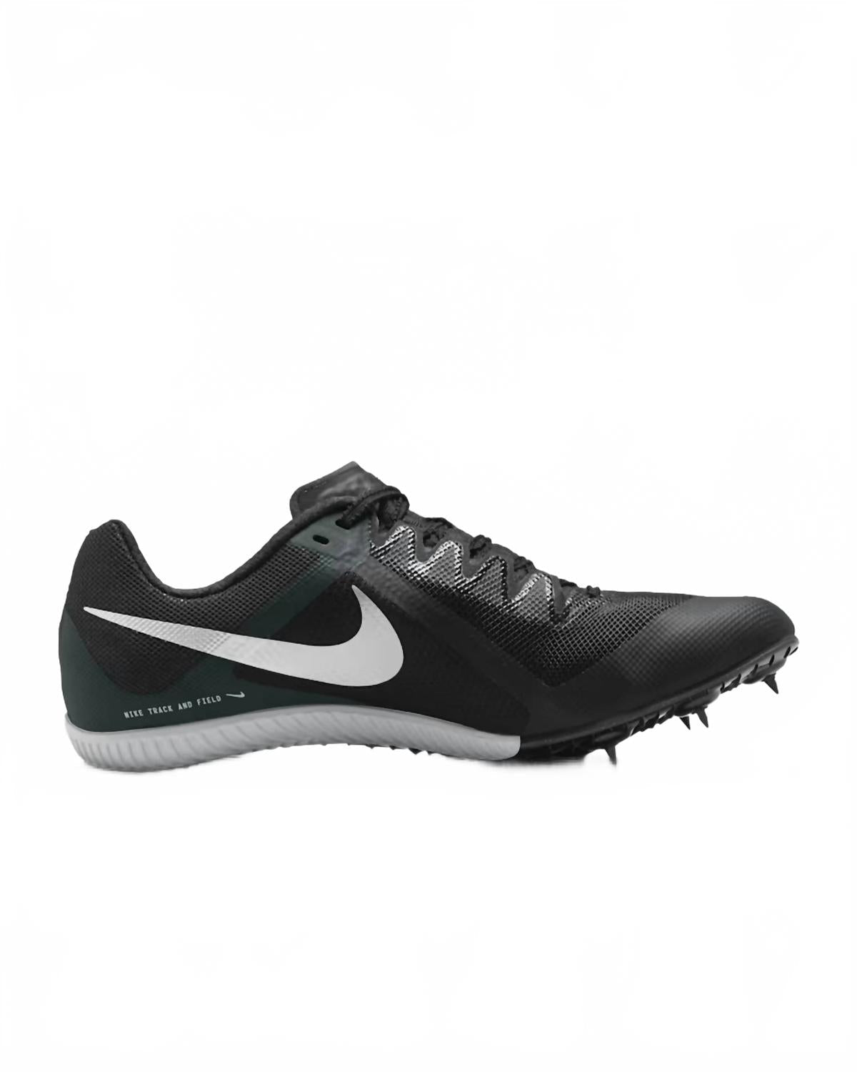 Unisex Zoom Rival Multi Running Shoes In Black/met Silver/lt Smoke Grey