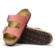 Women's Arizona Nubuck Leather Sandal - Narrow Width In Mars Red/sandcastle