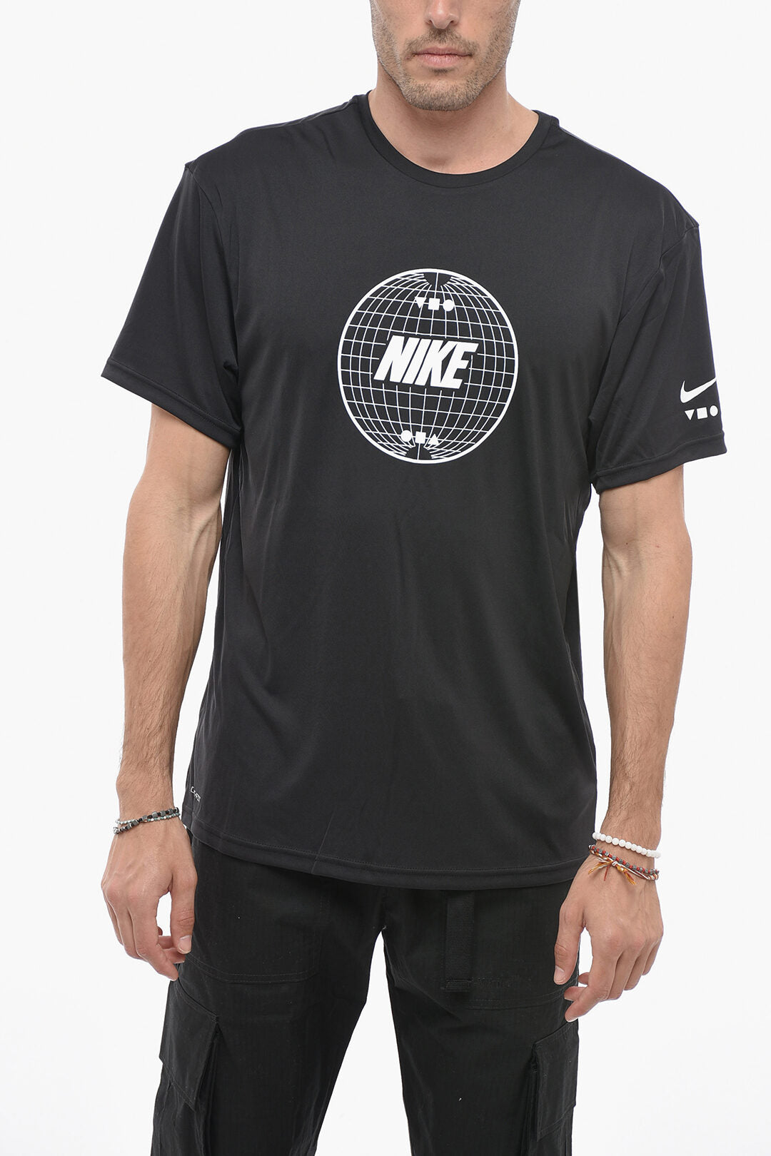 SWIM Crewneck Dri-Fit T-Shirt with Printed Logo