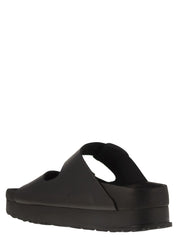 Arizona Platform - Slipper With Leather Buckles
