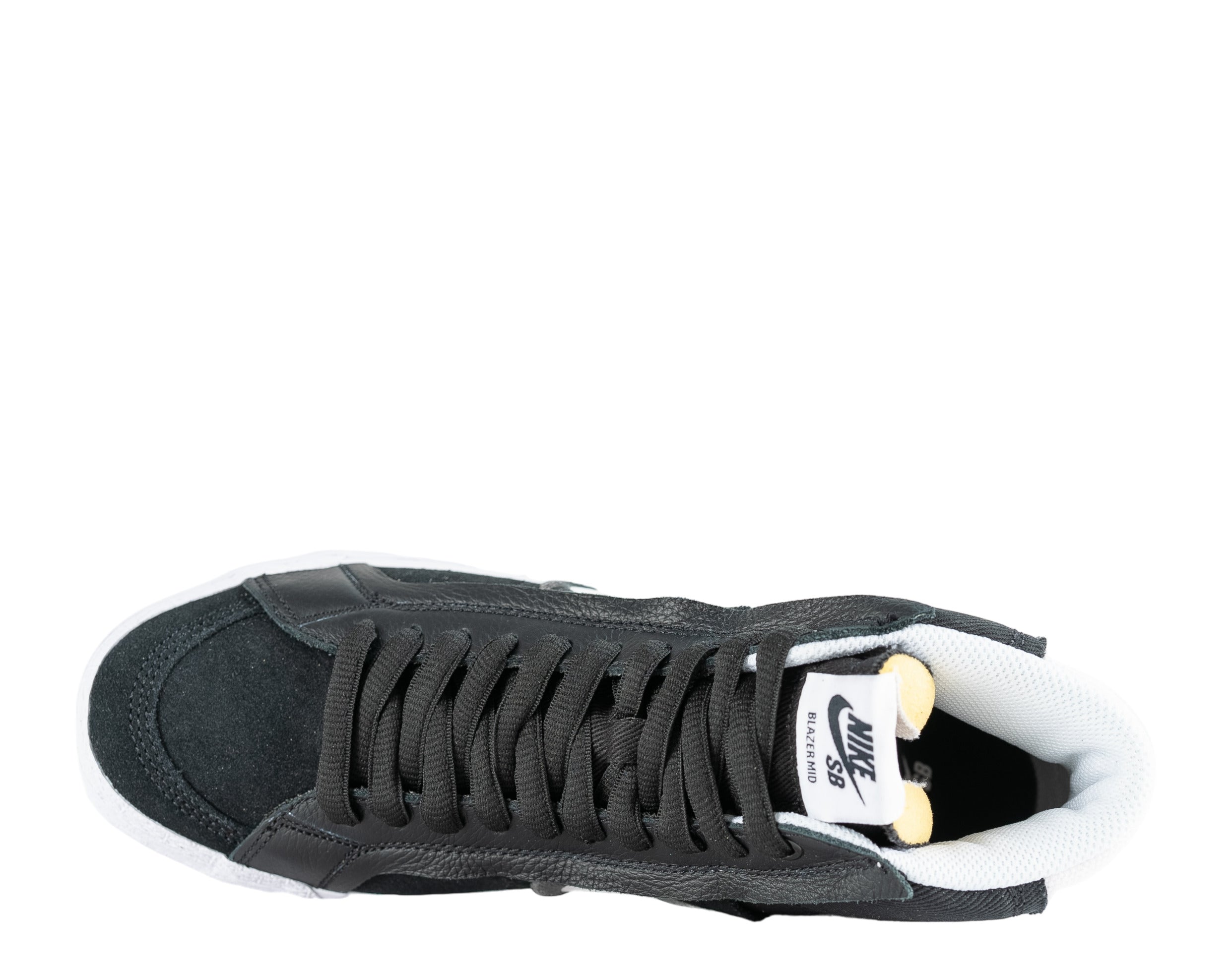 Men's Nike SB Zoom Blazer Mid PRM Plus Skateboard Shoes DR9144-001 Black White