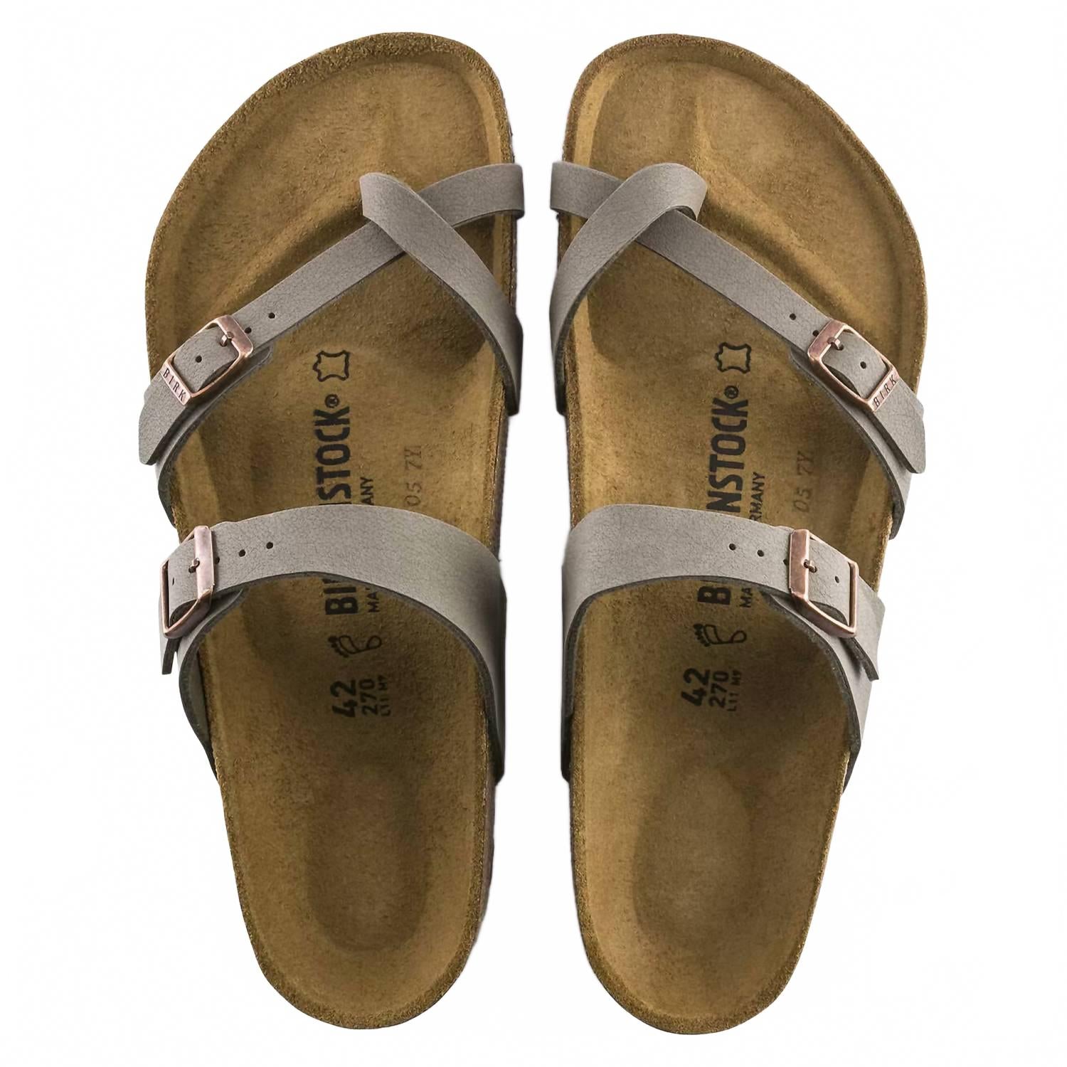 Women's Mayari Birkibuc Sandal In Stone
