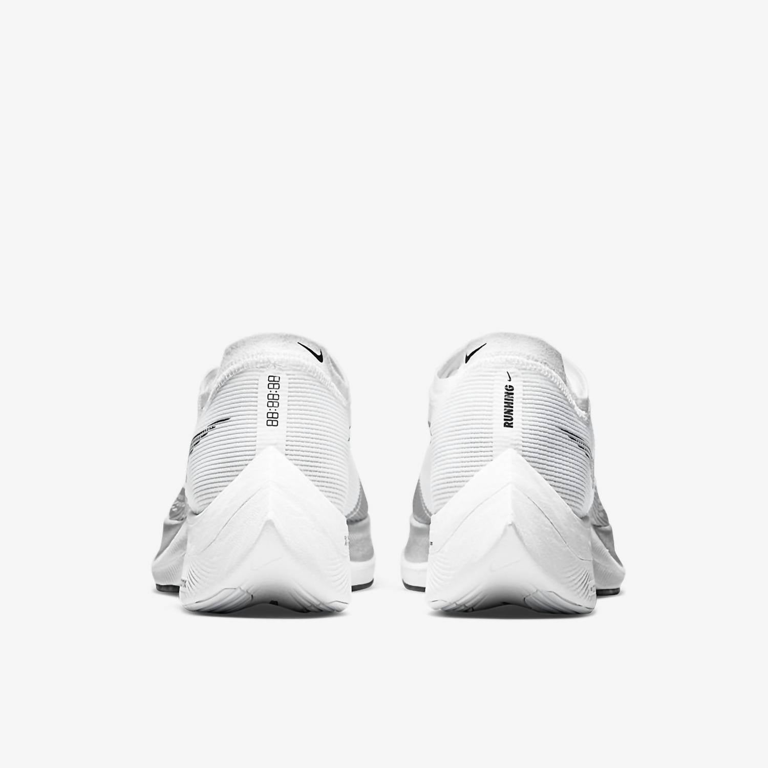 Women's Zoomx Vaporfly 2 Shoes In White/black Metalic Silver