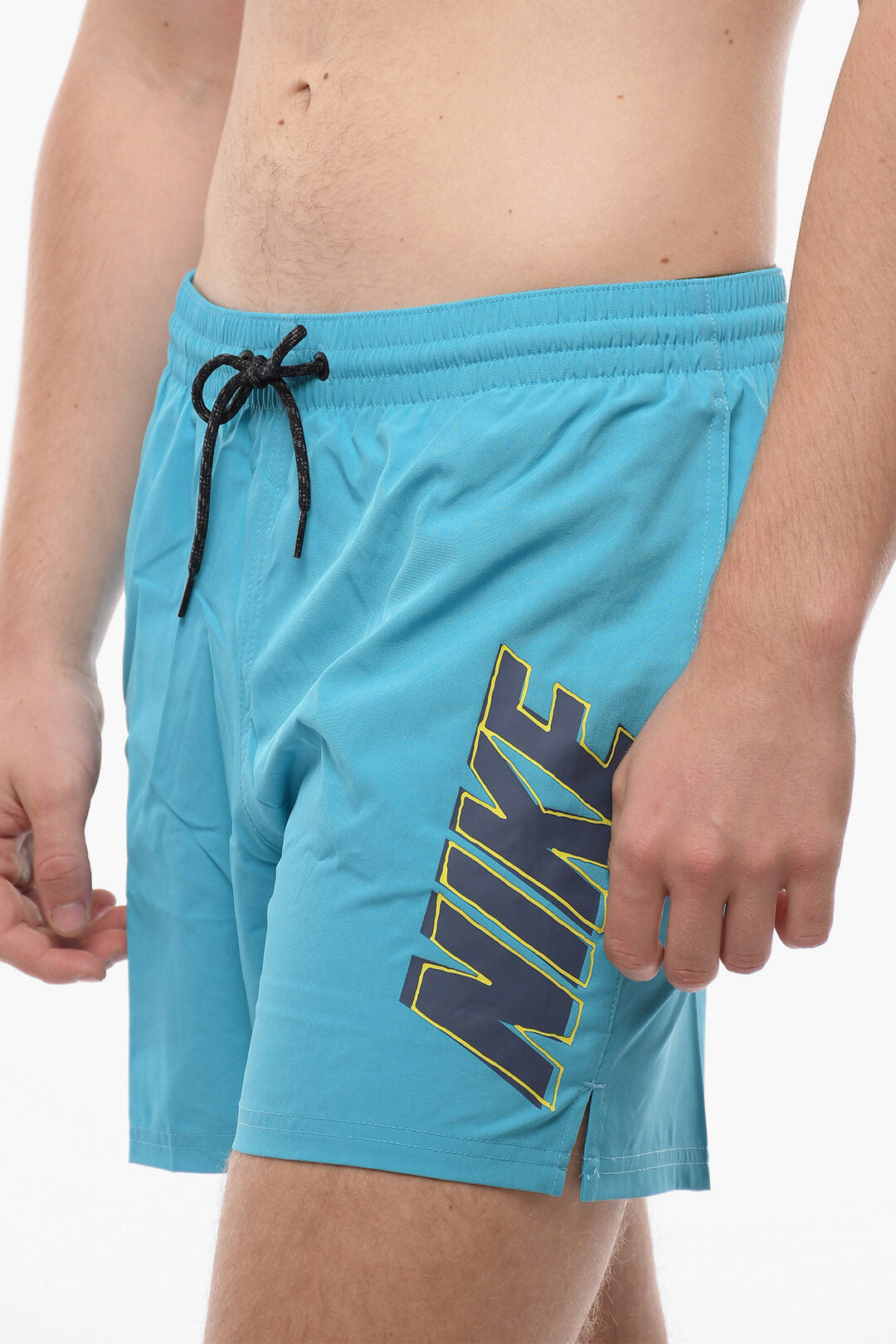 SWIM Boxer Swim Trunks in Solid Color with 3 Pockets