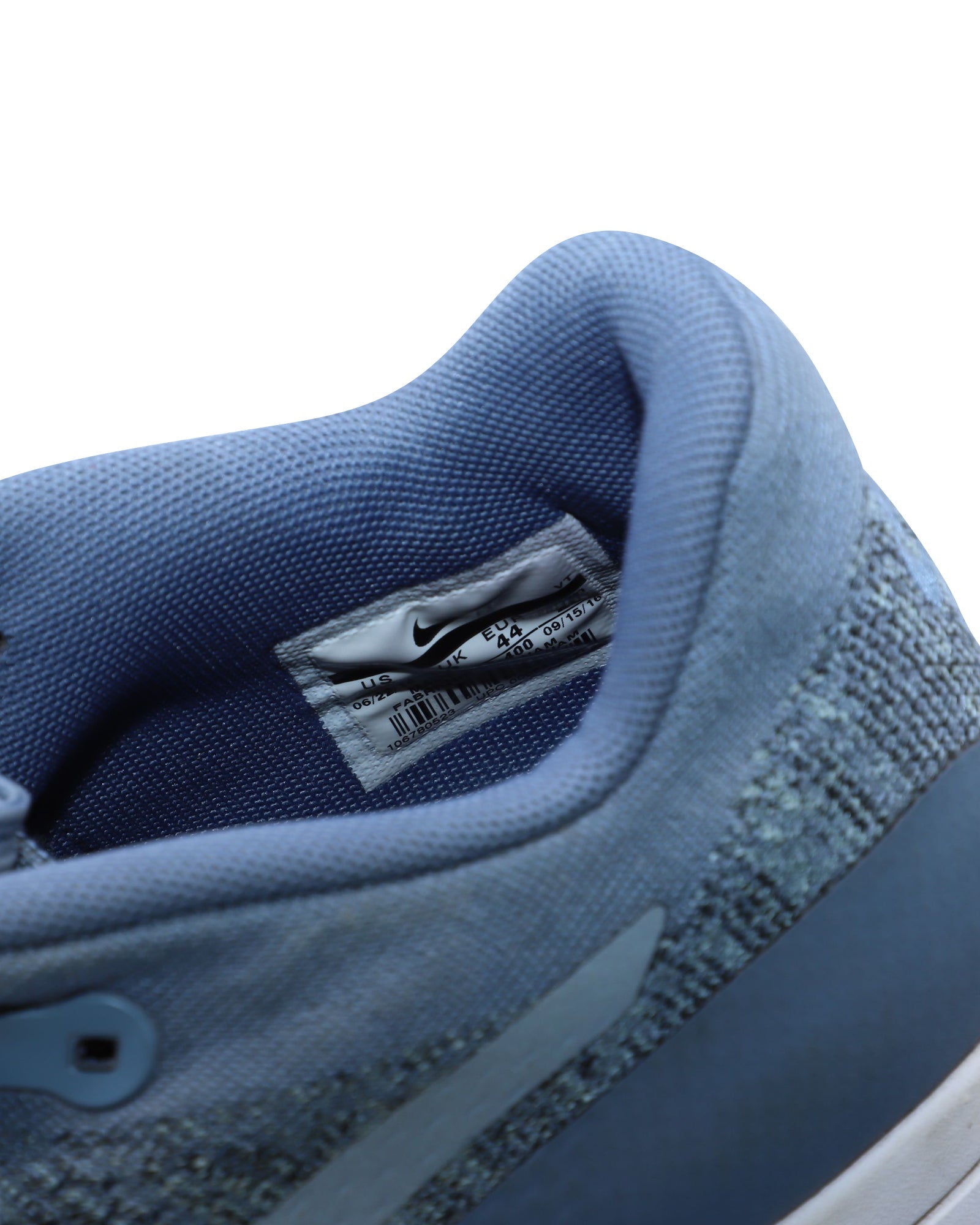 Nike Air max 1 Ultra 2.0 Flyknit Sneakers in Ocean Fog Blue Rubber