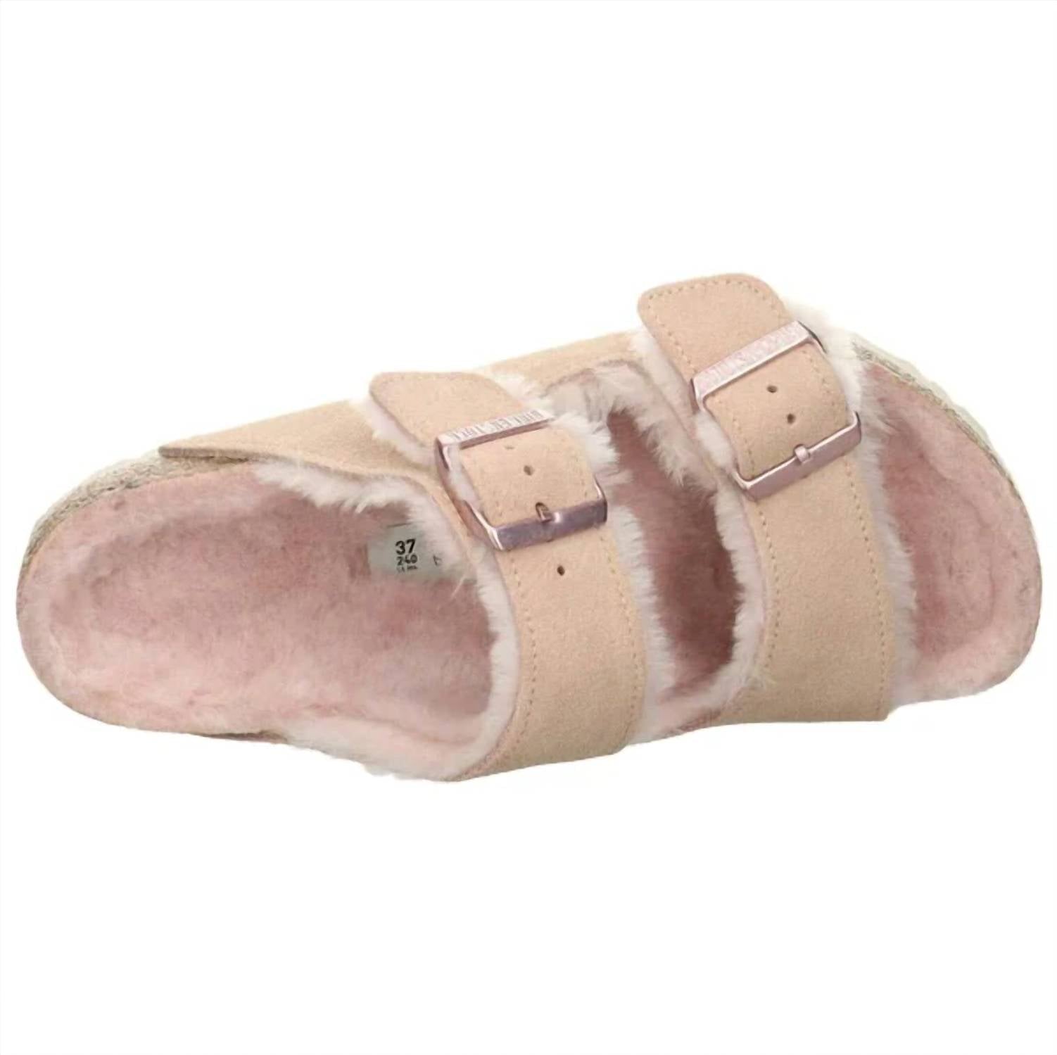Women's Arizona Shearling Sandal In Light Rose