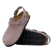 Women's Birkenstock Tokio II Suede Faded Purple 1028354