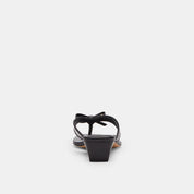 Coach Outlet Bow Thong Kitten Heel