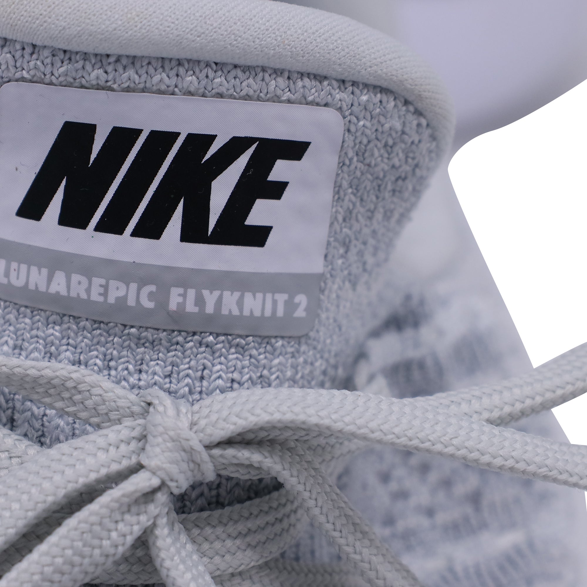 Nike Lunarepic Flyknit 2 Sneakers in Light Grey Polyester