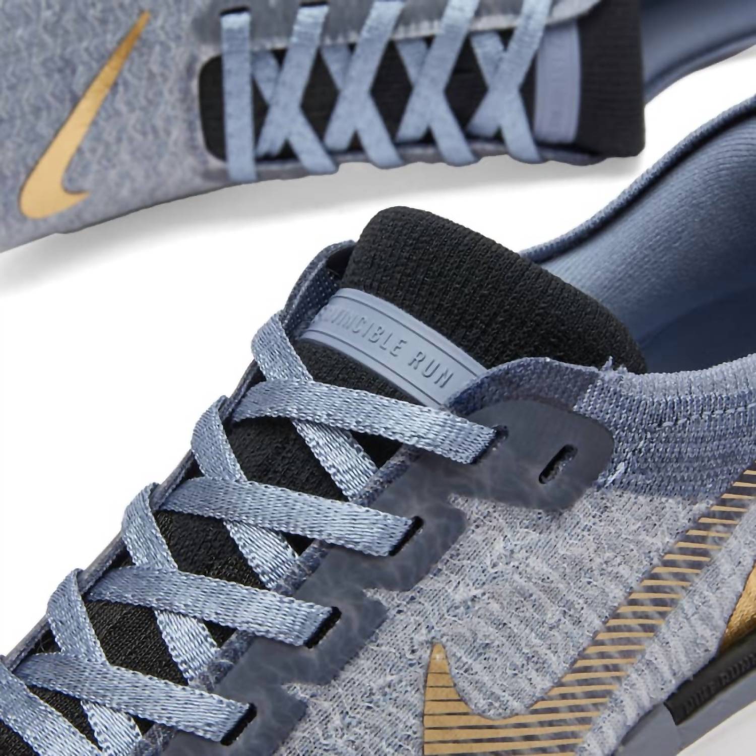 Women's Zoomx Invincible Run Flyknit 3 Shoe In Ashen Slate/metallic Gold