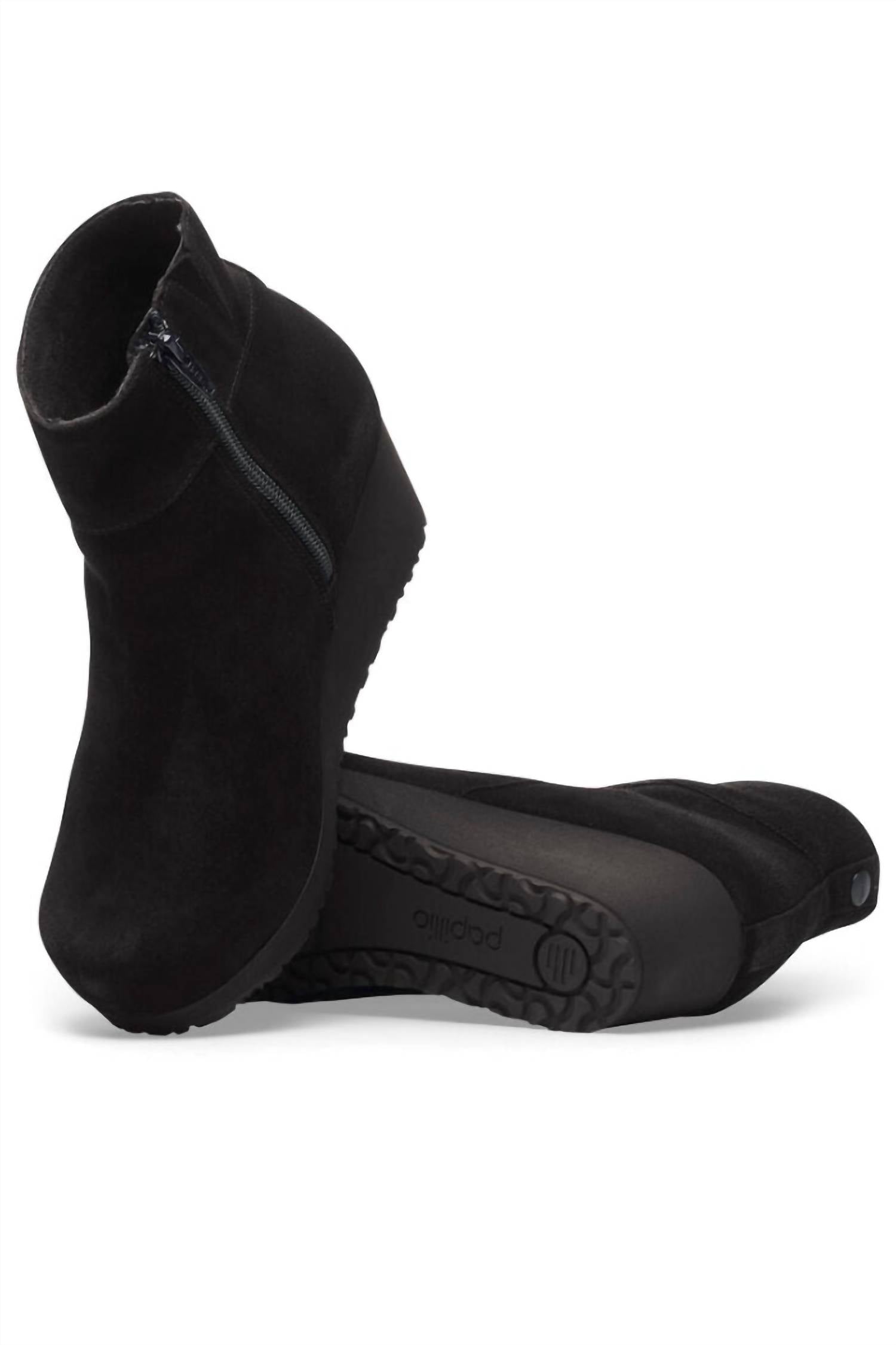 Women's Ebba Narrow Ankle Boots In Black Suede