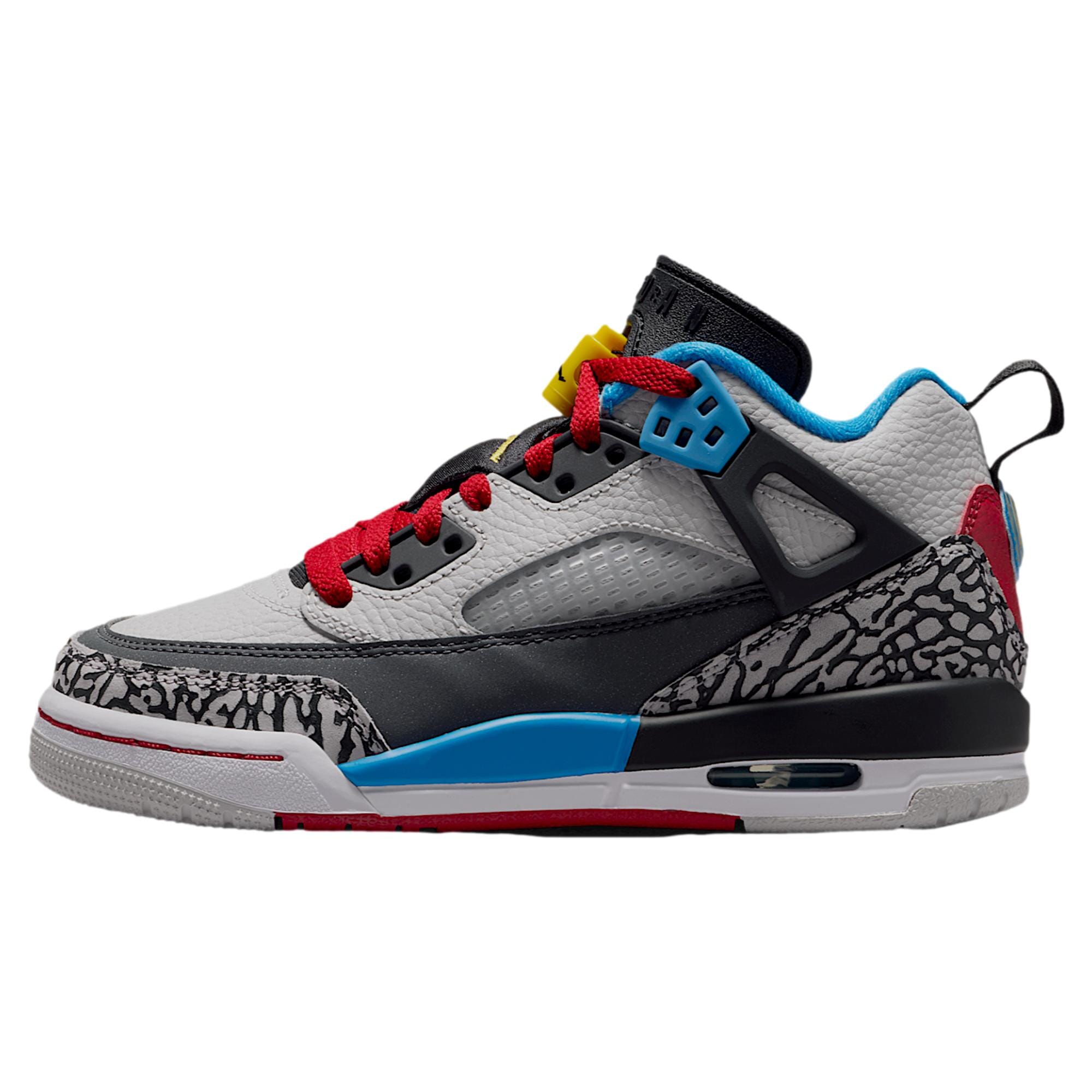 Grade-School Nike Jordan Spizike Low SE Neutral Grey / Varsity Maize IM7423-004