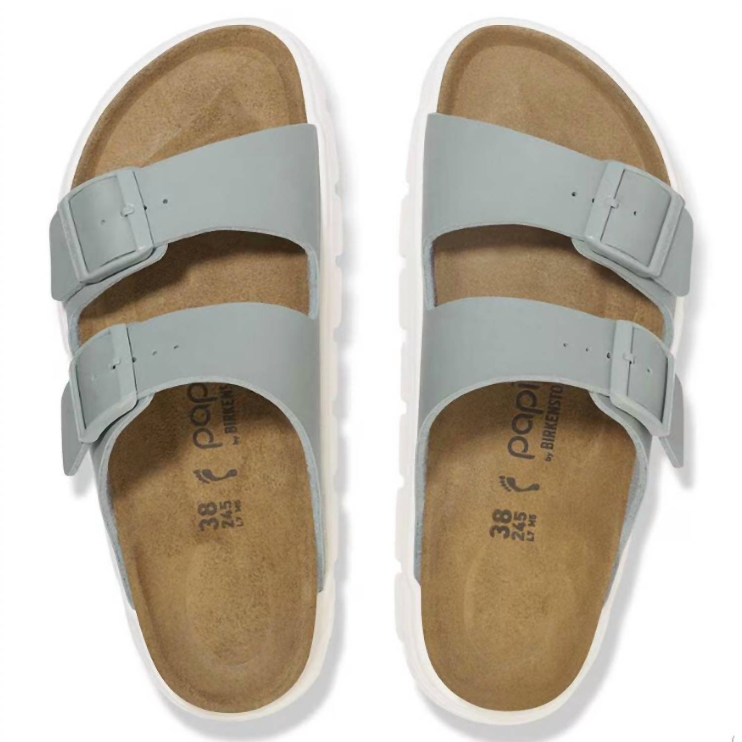 Arizona Chunky Platform Sandals In Pure Sage